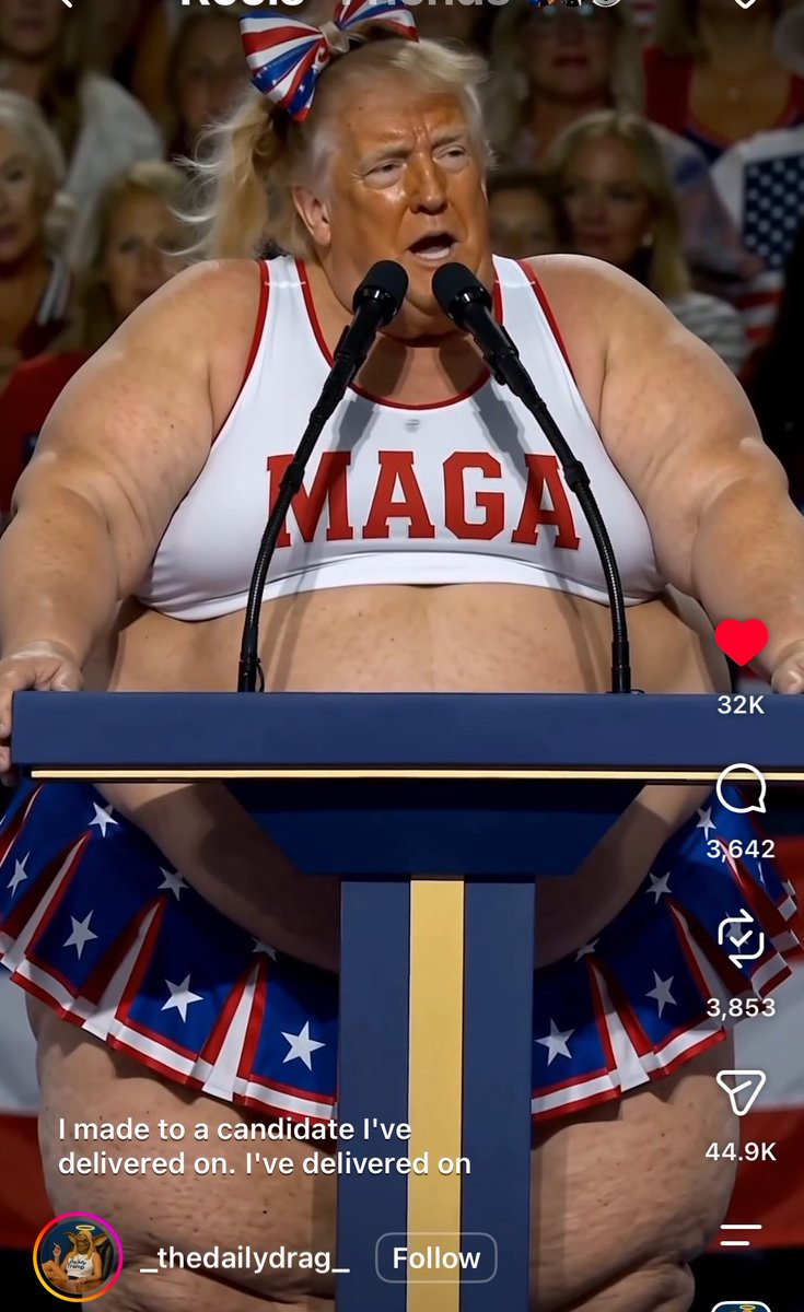 Mimzbuzp's tweet photo. Saw this on instagram. Equally made me snort with laughter and ill lol! #Trump https://t.co/Q9kaLm6Ls9