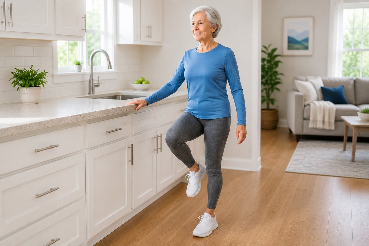 CRPainFree's tweet photo. ⚖️ BALANCE IS A SKILL — AND YOU CAN TRAIN IT!

Balance isn't something you either have or you don't.

Just like strength and endurance, balance can be practiced and improved. And as we get older, maintaining good balance becomes increasingly important for staying active, confident, and independent. 💪

Simple ways to challenge your balance include:

🦵 Standing on one leg while holding onto a counter if needed
🚶 Walking heel-to-toe
🪑 Practicing controlled sit-to-stands from a chair
💪 Strengthening your legs and core
🚶 Staying active with regular walking and exercise

Even a few minutes of balance practice on a regular basis can add up.

Don't wait until your balance becomes a problem to start working on it.

⚠️ Always practice balance exercises near something sturdy you can hold onto, especially if you're unsteady or have a history of falls.

At Cedar Rapids Pain Associates, our goal is to help you keep moving and doing the things you enjoy.

📞 319-294-0094
🌐 https://t.co/aQtXm5r2Lx

#HealthyAging #BalanceTraining #FallPrevention #StayActive #Strength #Mobility #CedarRapidsPainAssociates