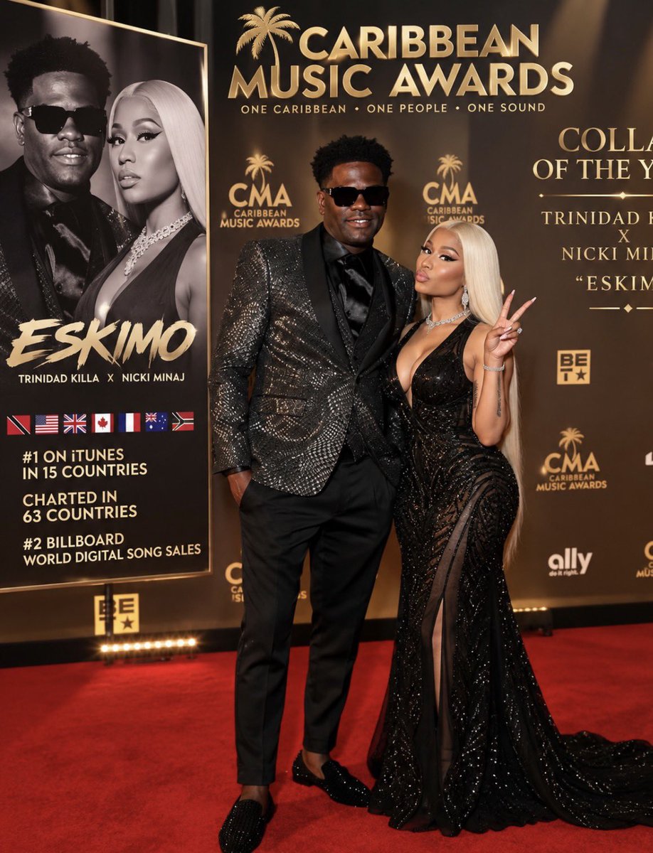 onikagem_'s tweet photo. BARBZ WE DID ITTTT!!! 🥹🏆🇹🇹 All the voting paid off. “ESKIMO” by Trinidad Killa &amp; @NICKIMINAJ won Soca Collaboration of the Year at the 2026 Caribbean Music Awards!

Congratulations to Trinidad Killa and the Queen! TRINIDAD TO THE WORLD 🇹🇹💕 https://t.co/MNgSVQDUsr