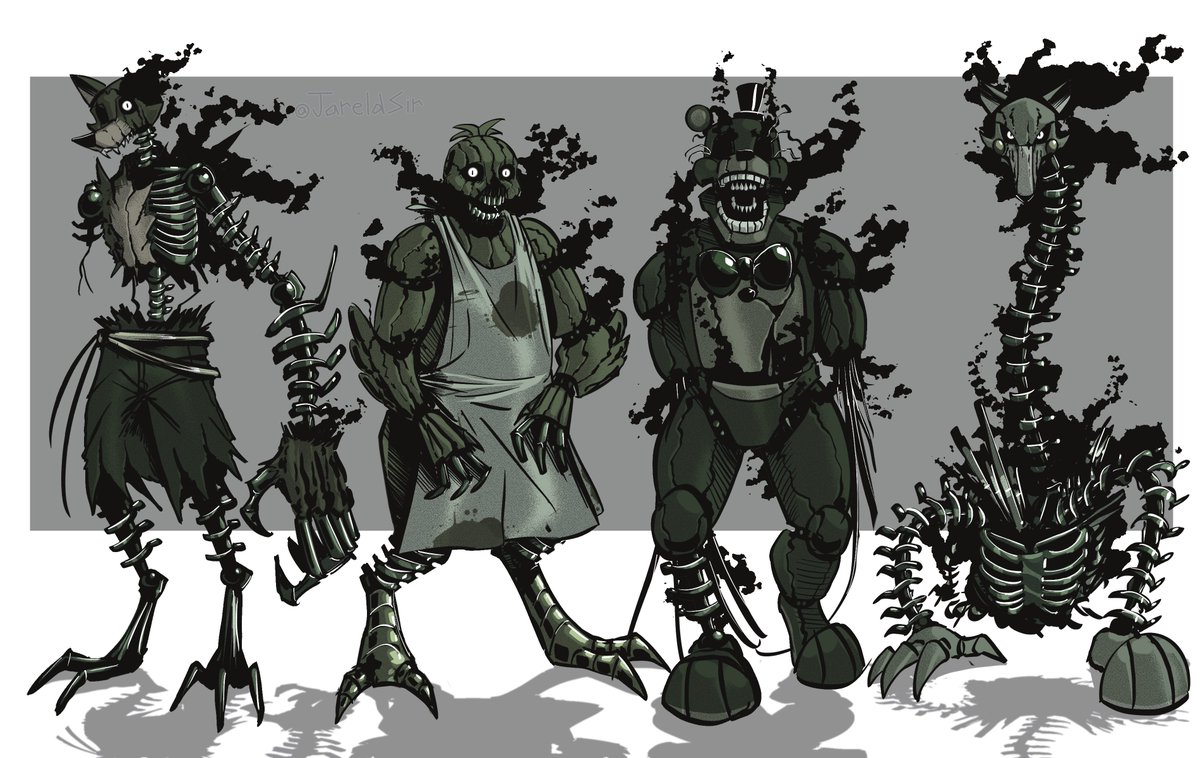JareldSir's tweet photo. The Phantoms. #fnaf https://t.co/ysGoYL6bmn