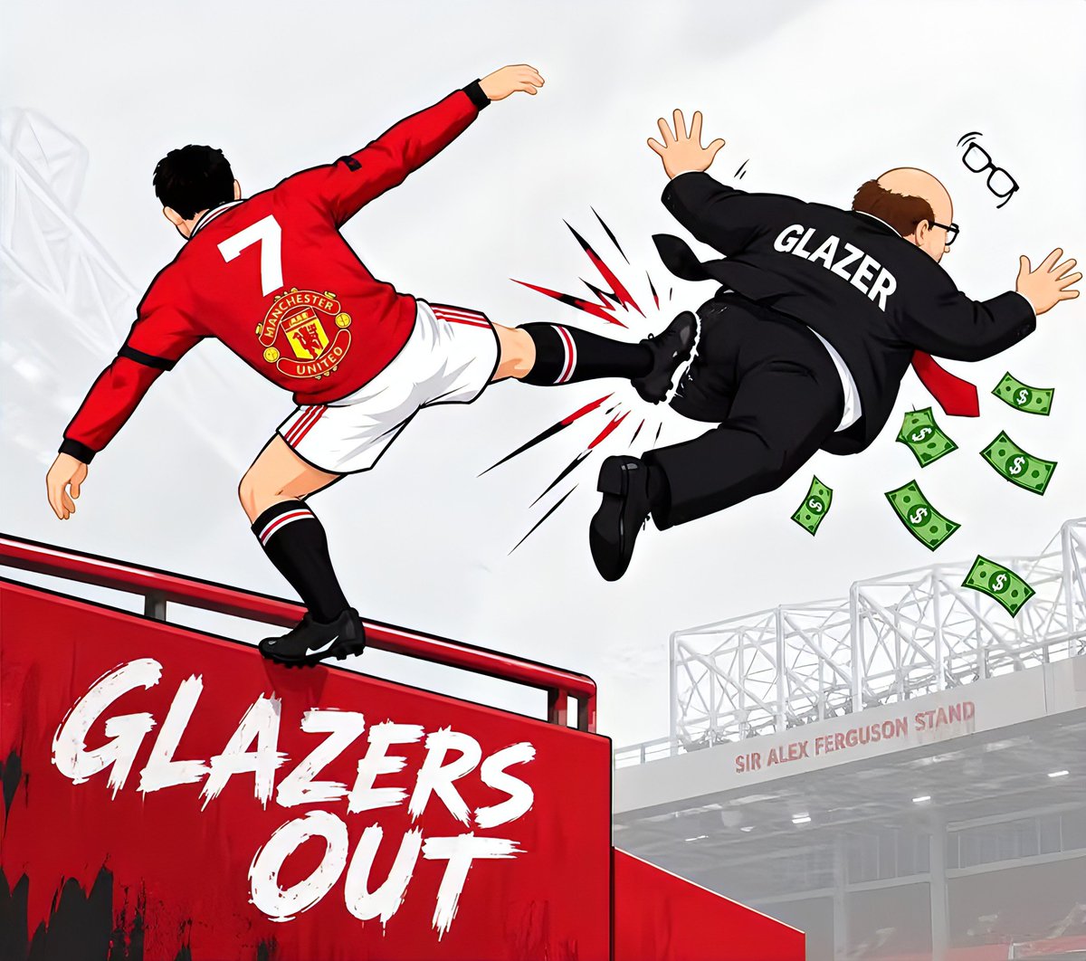 B0Y_chester_UTD's tweet photo. 🚨🚨| Enough is enough.

GLAZERS OUT. 🤡🔴

#GlazersAndRatcliffeOut
#GlazersFullSaleOnly
#GlazersOut https://t.co/u2JegaZ3NN