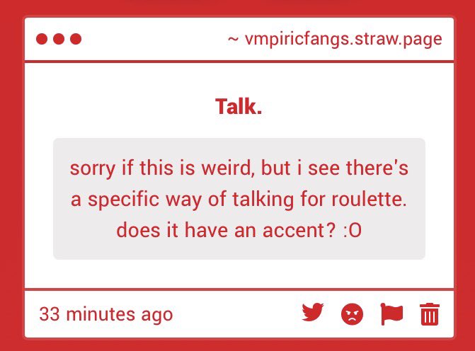 vmpiricfangs's tweet photo. // she does actually !! he has a southern accent <3 https://t.co/JL5Ms7ovoL