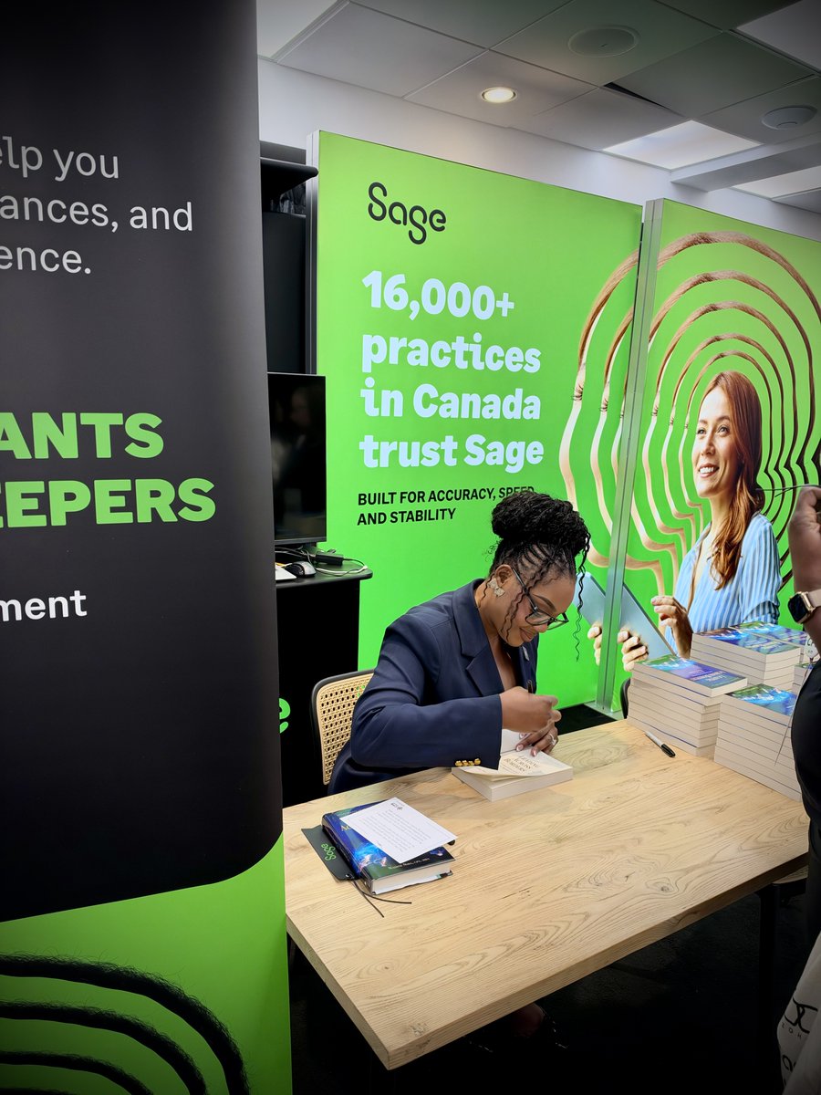Sage_Canada's tweet photo. We’re here at #CPBIGNITE in Montréal! 🇨🇦

Today, Nadine Niba took the stage to share how bookkeepers can move beyond transactions to become trusted advisors. It’s great to be alongside Canada’s #accounting and #bookkeeping community for a week of learning and connection. https://t.co/PPoE9hgcWP