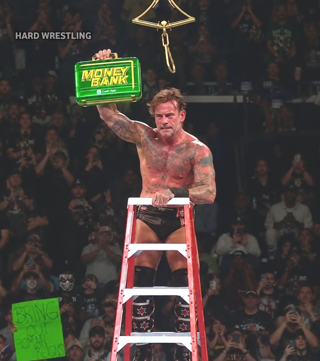 wrestleSzn01's tweet photo. Has CM Punk become a three-time Money in the Bank winner? https://t.co/BBiQJmqlHE