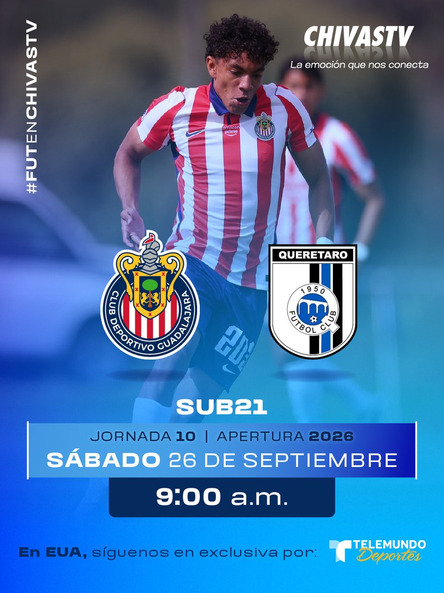 chivastvmx's tweet photo. ¡La #CanteraRojiblanca te espera este sábado! 🇦🇹

No te pierdas toda la emoción de los partidos a través de https://t.co/mTQmTh1Tin 😎 https://t.co/nM1fczdgcx