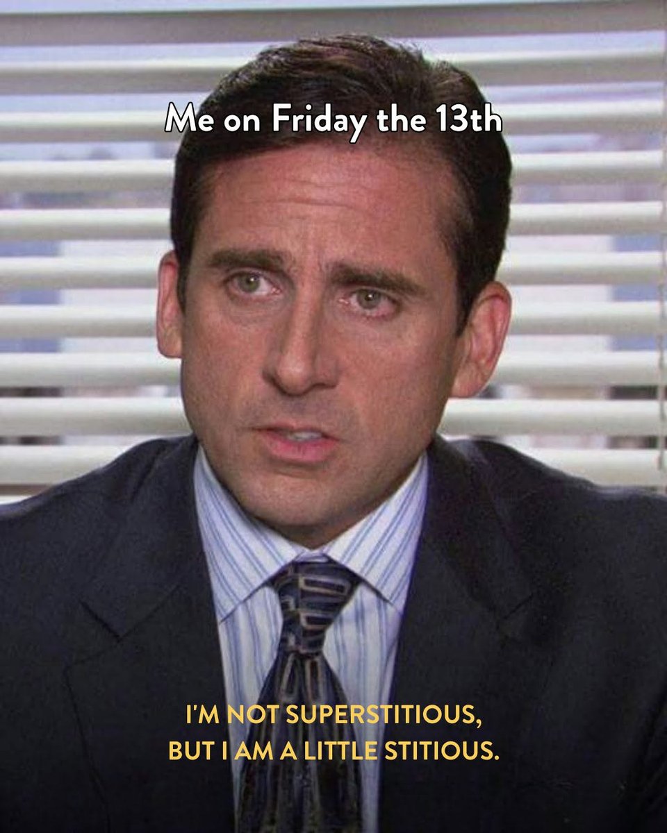 mackmit_0egnc's tweet photo. A bit stitious today. https://t.co/oVw6xamEUD