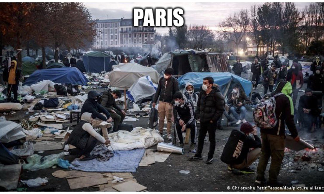 WatchdogTh96012's tweet photo. The once Great Cities of Europe have been reduced to dangerous third world slums in many areas. Paris, London, Rome & Malmo all prime examples. A blight on society, an economic disaster & a huge safety concern. EU Leftist Politicians did this. Use your vote wisely. #EUhasFallen https://t.co/NbQsz8Apkr