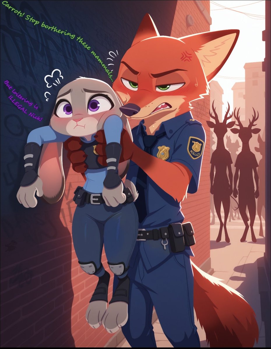 judyz3_wilde's tweet photo. The fact that Nick is carrying Judy in his arms is so cute 🦊🐰#wildehopps #zootopia https://t.co/X7eBrAnlyV