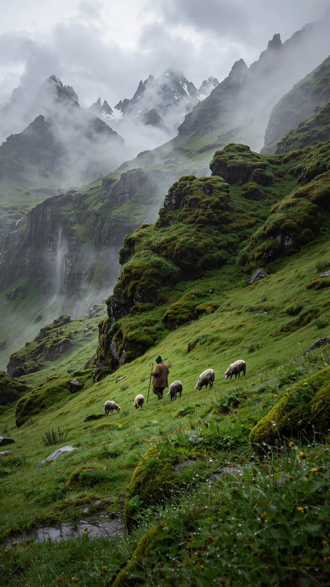 tiggylea's tweet photo. Scottish Highlands in the mist 🏴󠁧󠁢󠁳󠁣󠁴󠁿 https://t.co/rgmvol0ybT