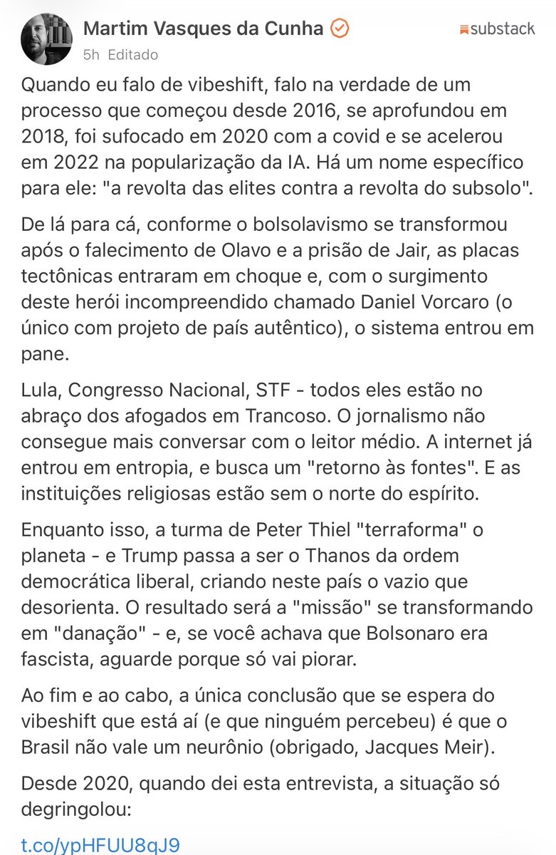 Mídia publicada no X