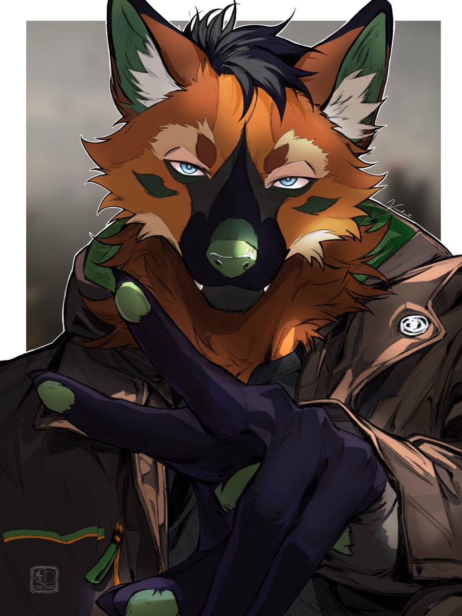 KodiManedWolf's tweet photo. @CrumbFur :3 https://t.co/pXJpaDCR9e