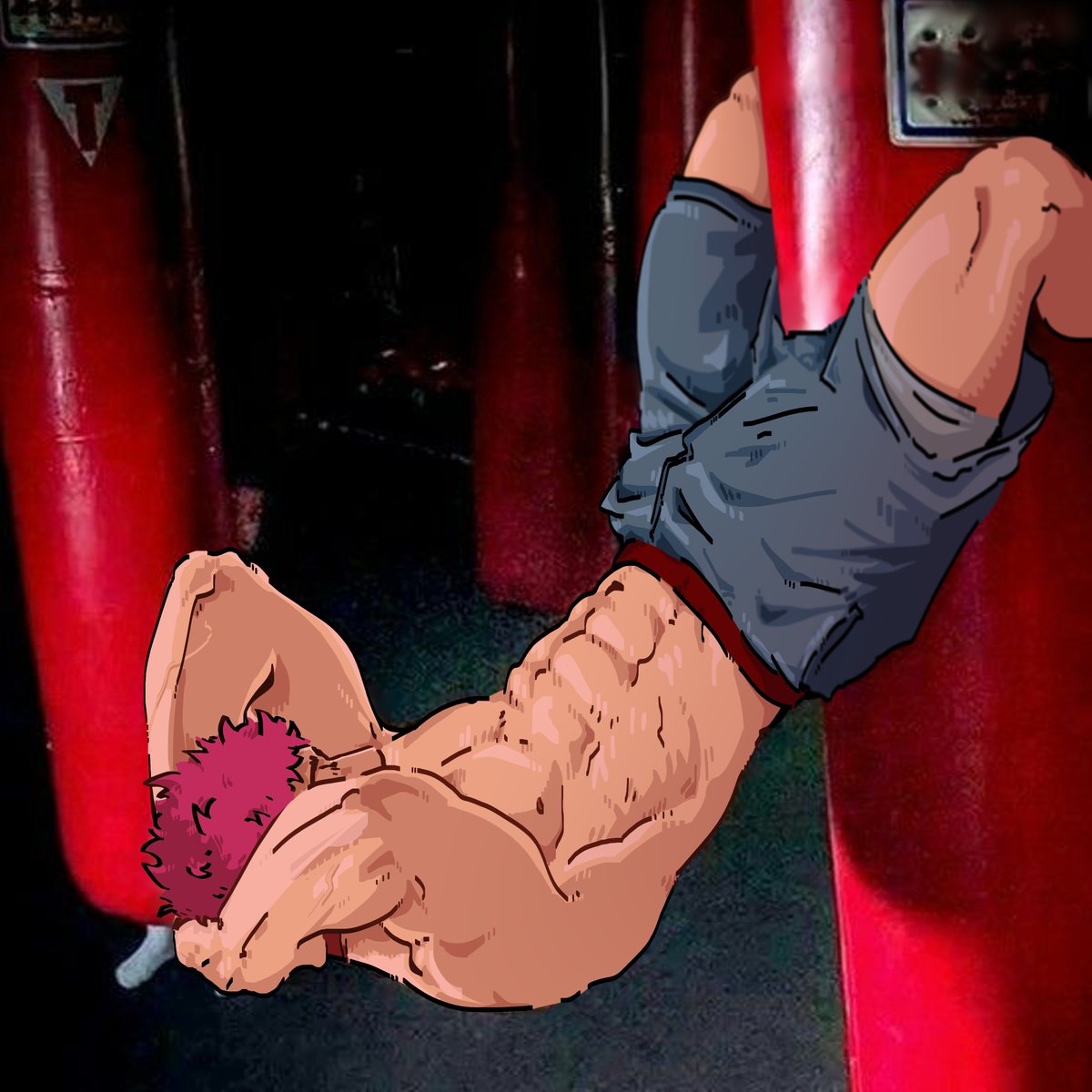 R0adk11l's tweet photo. MORE OF BOXER YUJI HELL YEAH!!
[#jjk #itadoriyuuji] https://t.co/m9rYwBFRIN
