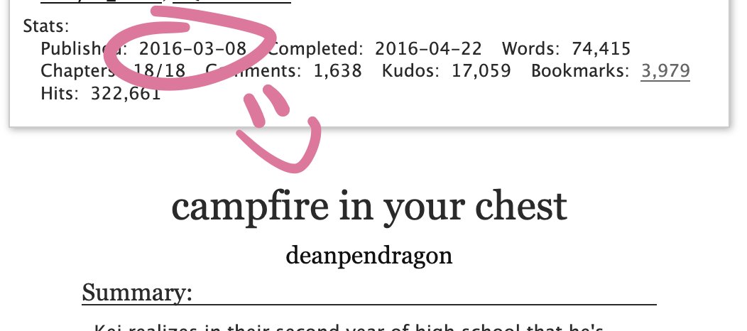 deanpendragon's tweet photo. TEN YEARS ago i watched haikyuu on a whim and it got me back into writing, which i always loved. writing campfire in your chest feels like a fever dream now, but i’m so grateful for everyone who read it. happy ten years to cfiyc <3 https://t.co/UQVJ3vqrpz