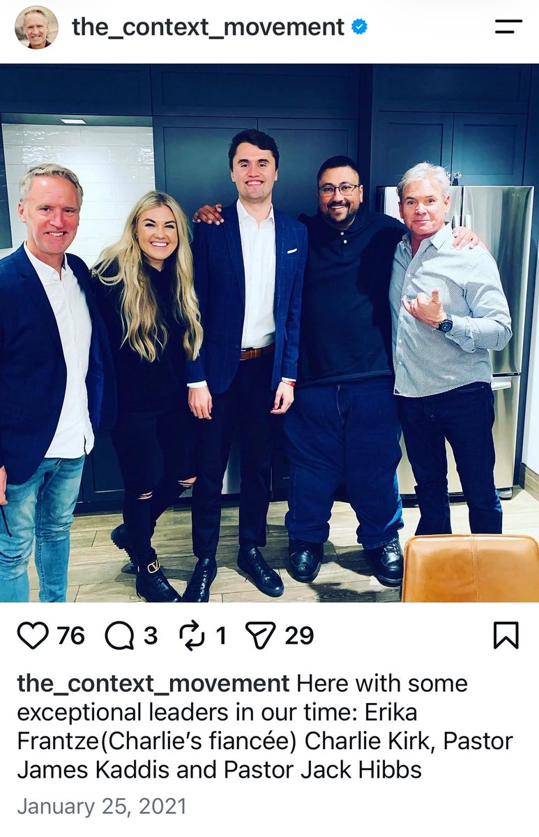 CarriePrejean1's tweet photo. Charlie’s pastor friend Greg Denham has replaced Charlie with Zionist-supremacists, genocide- deniers like Shabbos. These people are so desperate to support the terrorist state it’s scary. https://t.co/BRaWWQt1Jr