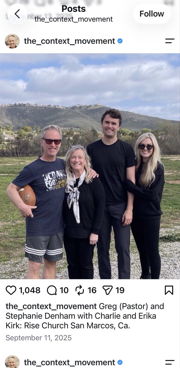 CarriePrejean1's tweet photo. Charlie’s pastor friend Greg Denham has replaced Charlie with Zionist-supremacists, genocide- deniers like Shabbos. These people are so desperate to support the terrorist state it’s scary. https://t.co/BRaWWQt1Jr