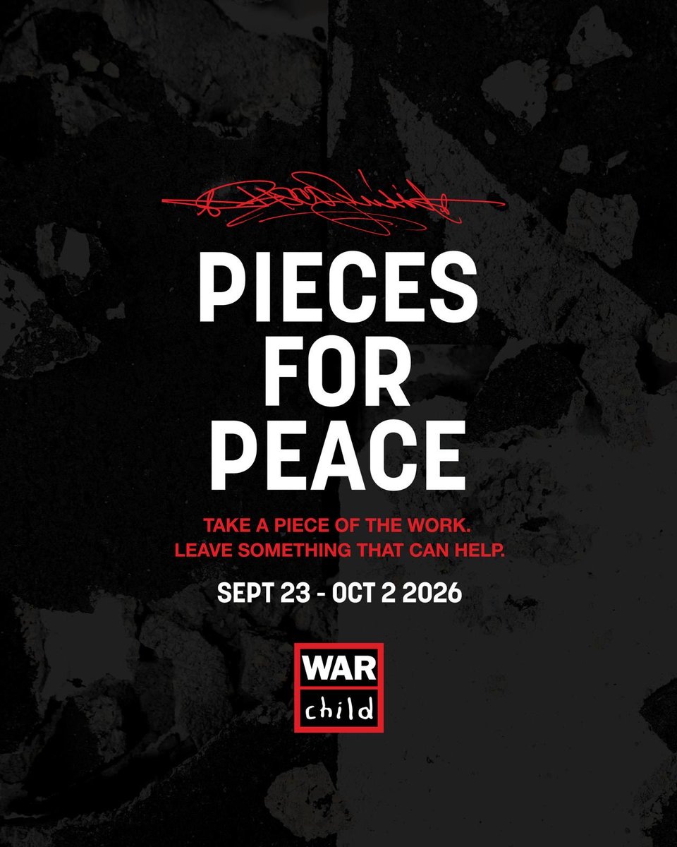 cycol_gallery's tweet photo. Today until October 3rd you can make a donation to @warchild, any donation amount, and bring home a brick, section of a brick, or even a pebble from the Bisco Smith exhibition at Cycol.

100% of donations go directly to this important international non-profit supporting children and young people affected by war. You can read more about the programs they have to offer in the last slide. 

Largest donation also gets to take home a piece from the exhibition.