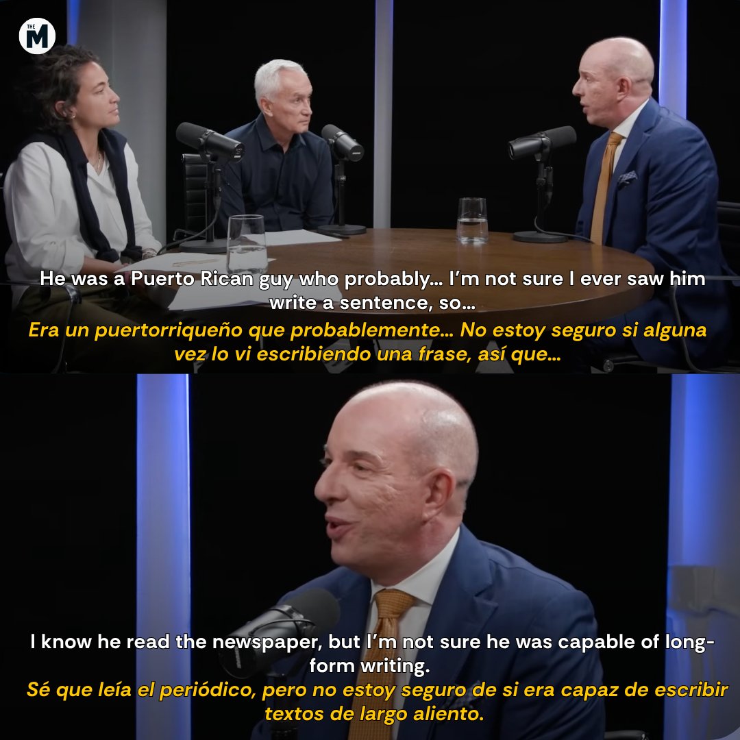 TheMomentPod's tweet photo. (1/2) Anthony D. Romero, Executive Director of the ACLU, tells @jorgeramosnews and @paoramos that his fighting spirit comes from his parents - especially his father, a Puerto Rican man who taught him the value of determination.

Watch the video: https://t.co/cMnpWFiiXC https://t.co/vkjw0jdmiK