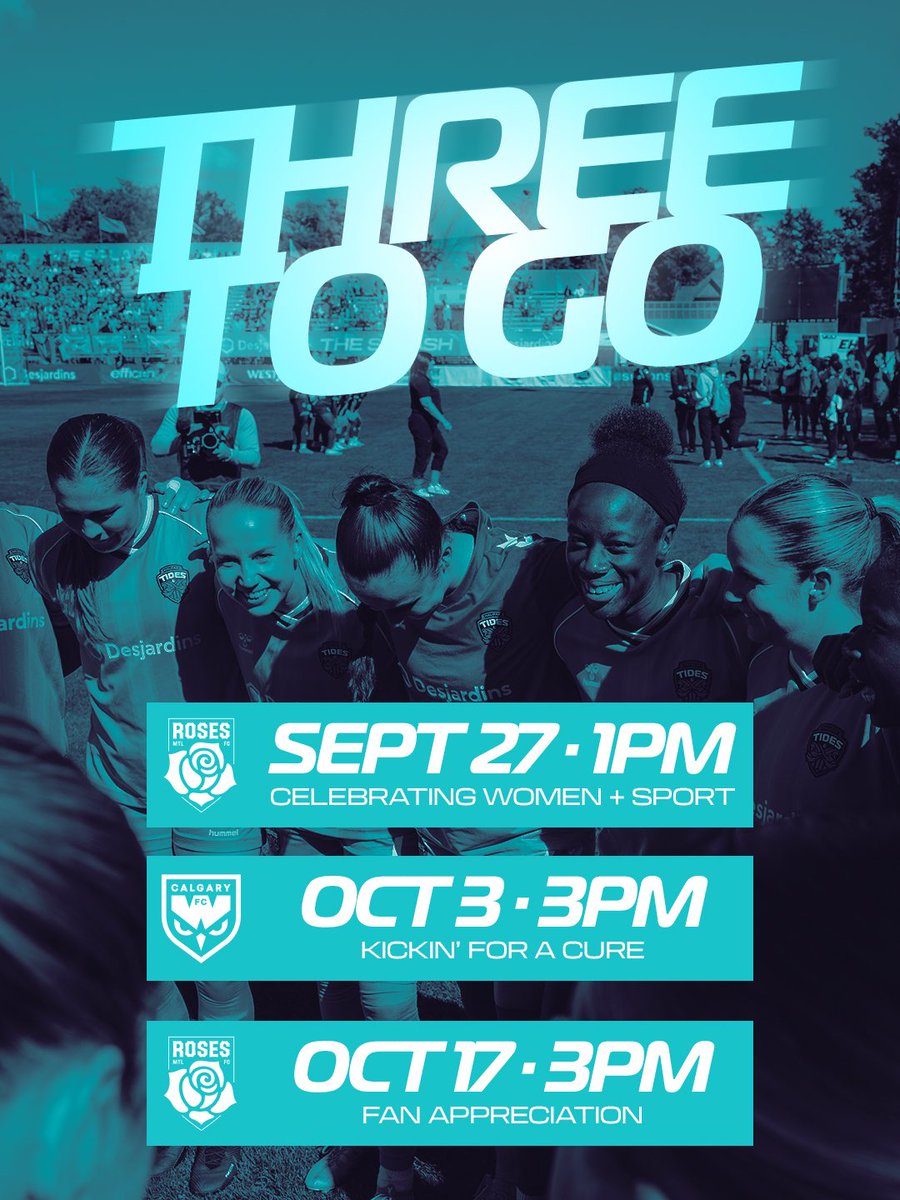 hfxtidesfc's tweet photo. The playoff race continues 🌊

Don't miss our last 3 home matches of the season 👀

BUY YOUR TICKETS NOW: https://t.co/F3RNRaBvcV https://t.co/WzXdCnw1D0