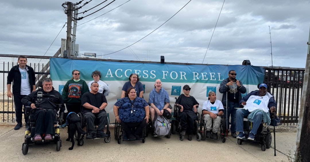 Stockton_edu's tweet photo. The Ospreys volunteered for Access for Reel, an adaptive fishing tournament, in Long Beach Island this month to break down barriers for anglers with disabilities. https://t.co/WbCdmsFz5V