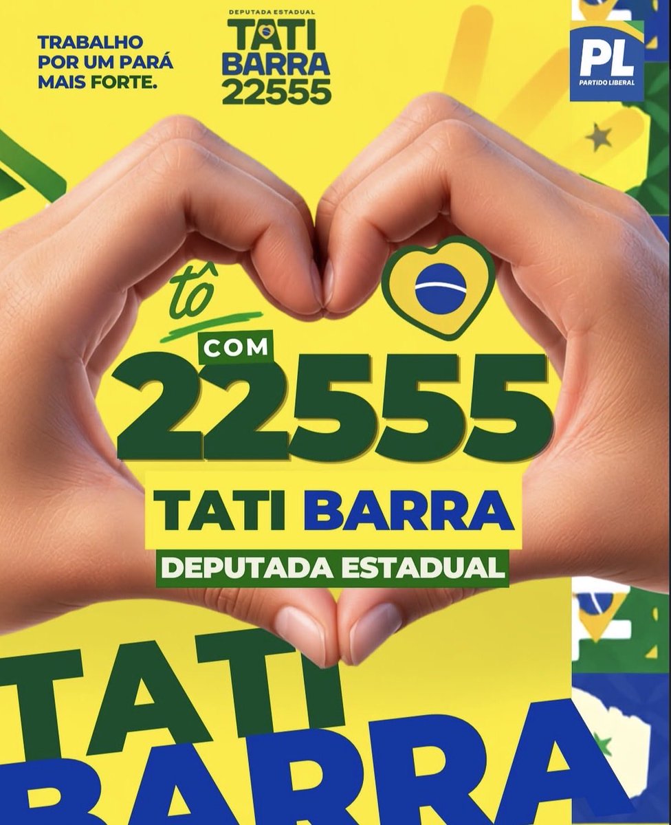 tatibarrapa's tweet photo. Tô com 22555! 🗳️💛🇧🇷

Por uma saúde com transparência, leitos para quem precisa e fiscalização da regulação hospitalar.

Meu compromisso é cobrar respostas e defender o direito dos paraenses à saúde.

Tati Barra — Deputada Estadual 22555

#ForçaEHonra #VoteTimeBarra #ATuaEstadual https://t.co/wX8NwOWf8a