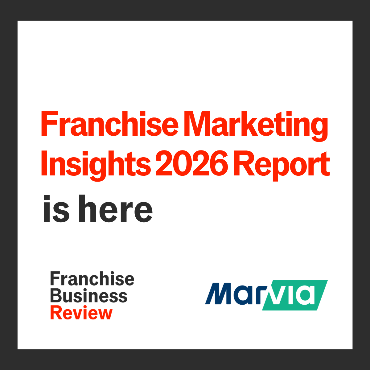 FranchiseReview's tweet photo. Franchisor marketing teams: 56% of you spend 6+ hrs/week hand customizing local assets. 1 in 5 spend 10+.

Our new report with @Marvia digs into why local execution keeps breaking and what top systems do differently.

Free download: https://t.co/v1WPiAtvmU https://t.co/JzGKUEWjzt
