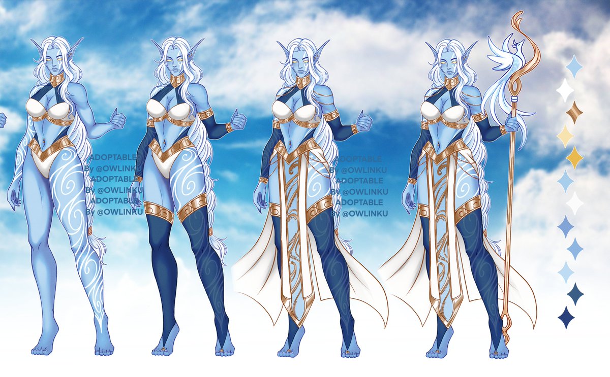 owlinku's tweet photo. Pretty Sky Elf up on discord! Link bellow!
#Skyborne #skyelf #Shendorei #adoptable #wowforever https://t.co/JxaxYoxuFf