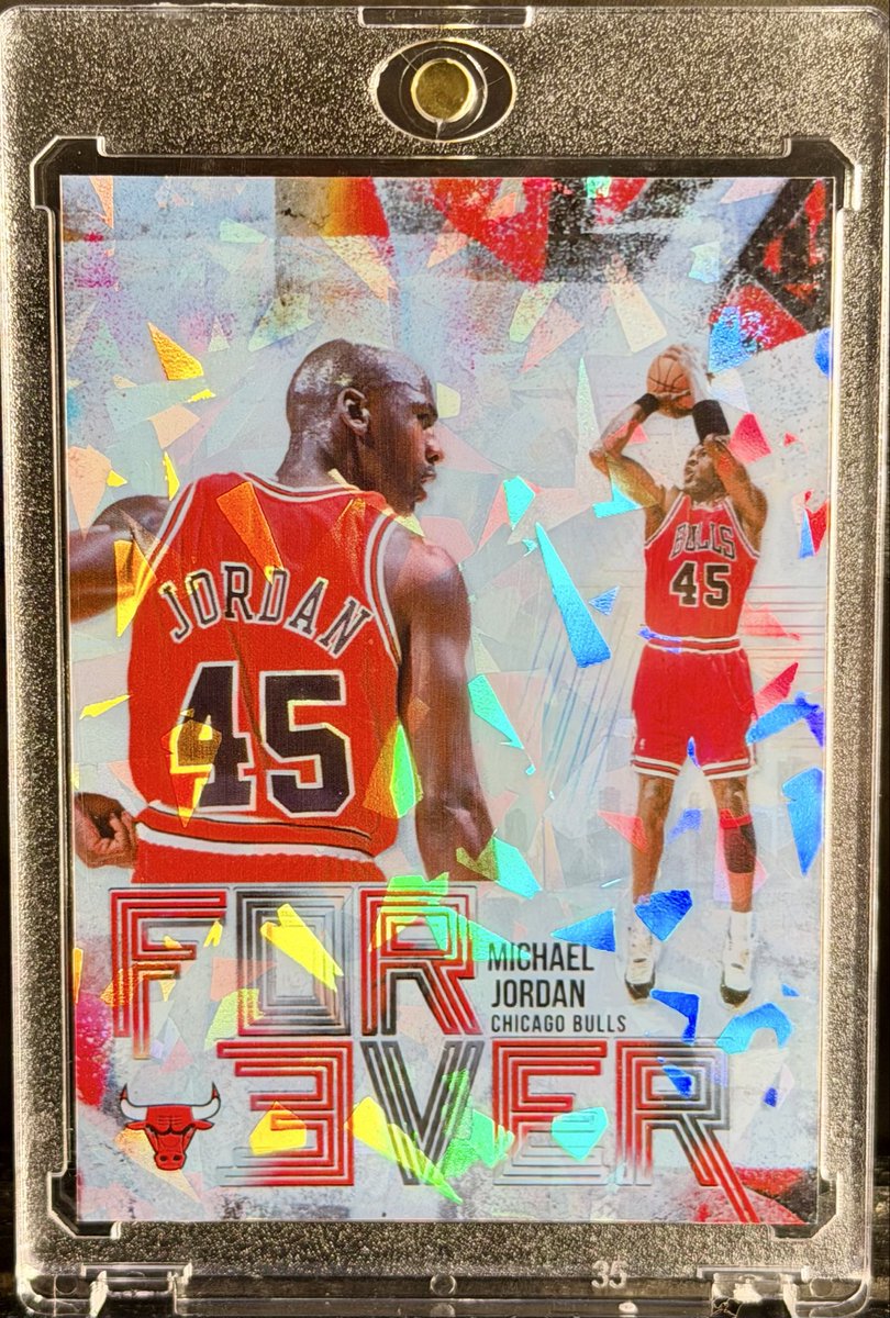 boogiebashm's tweet photo. Finished up this 5-card “Forever” MJ set. Might be one of my best sets I’ve made yet.

Which one are you taking? 1–5? 👀🏀

@CardPurchaser @Get_BIG_Cards @CCCollectorTCG @tm1515152005 

#MichaelJordan #TheHobby #SportsCards https://t.co/XJmc7GIywu