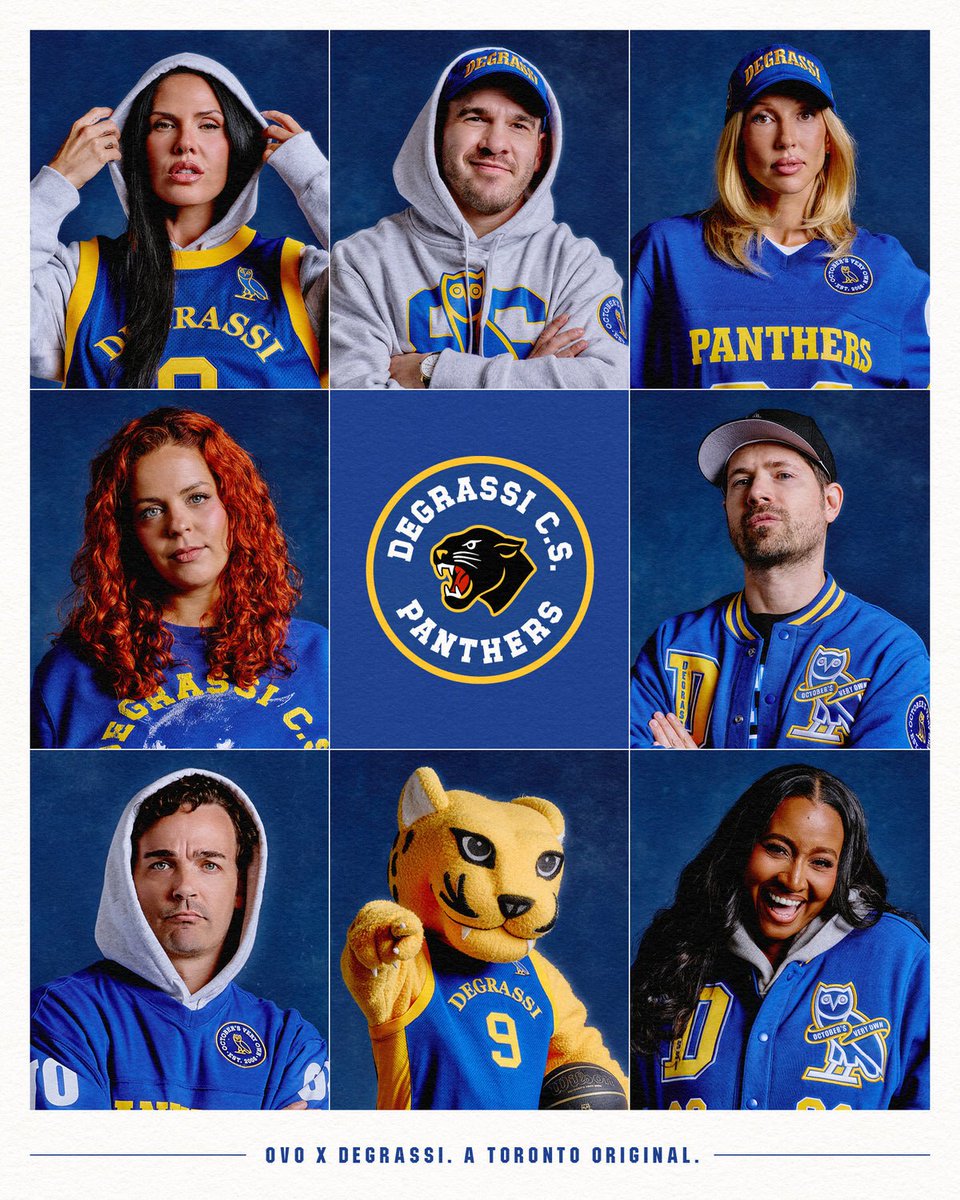ThreadsDegrassi's tweet photo. 🚨OVO x Degrassi Collection releasing September 25th at 10AM🚨 https://t.co/jYLUmQKGeg