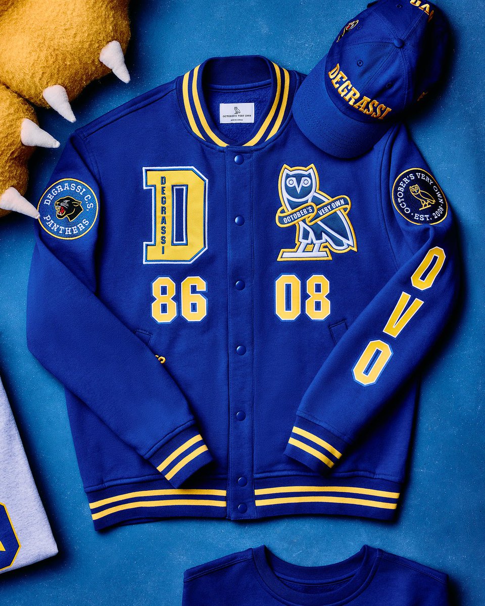 ThreadsDegrassi's tweet photo. 🚨OVO x Degrassi Collection releasing September 25th at 10AM🚨 https://t.co/jYLUmQKGeg