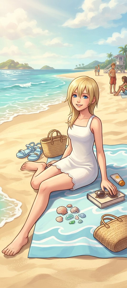 Patri_MV13's tweet photo. Naminé - Summer edition   
#namine #kingdomhearts https://t.co/rJMykbPgwj