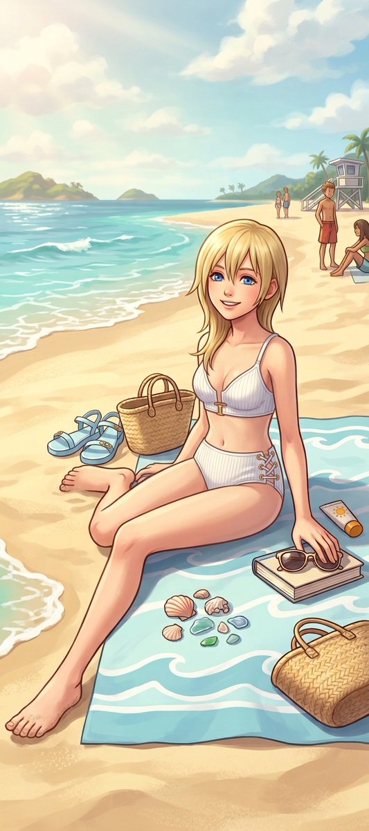 Patri_MV13's tweet photo. Naminé - Summer edition   
#namine #kingdomhearts https://t.co/rJMykbPgwj