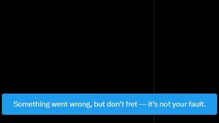 diddybludden3's tweet photo. @Support  I can't deactivate my account. Every attempt fails with "Something went wrong, but don't fret" on web and mobile, for 2 weeks now.  Please have a human agent look into it and delete my account. Screenshot attached. https://t.co/Fa9Ye5bNEu