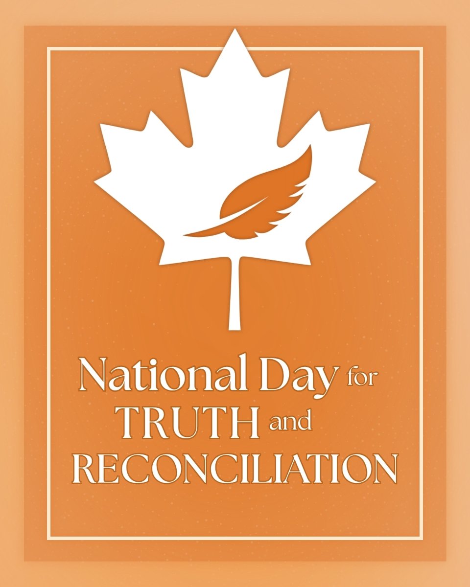 BramptonLibrary's tweet photo. All Brampton Library branches will be closed on Wednesday, September 30th. Show solidarity by wearing an orange shirt; help us create a visible reminder that Every Child Matters. #orangeshirtday

🔗Read staff recommendations about Truth and Reconciliation: https://t.co/EKURAs0MIg https://t.co/icAztVMKGJ
