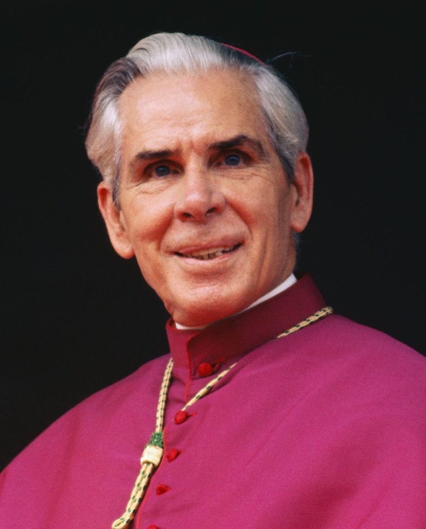 Sachinettiyil's tweet photo. The miracle that paved the way for Fulton J. Sheen’s beatification: James Engstrom, born in 2010, was stillborn after a true knot in his umbilical cord cut off his oxygen supply, but after his parents prayed for Fulton Sheen’s intercession, he began breathing again after 61 minutes without a pulse. Doctors could not medically explain his recovery, and the miracle was attributed to Sheen’s intercession. James and his family will be in St. Louis tomorrow for Sheen’s beatification.