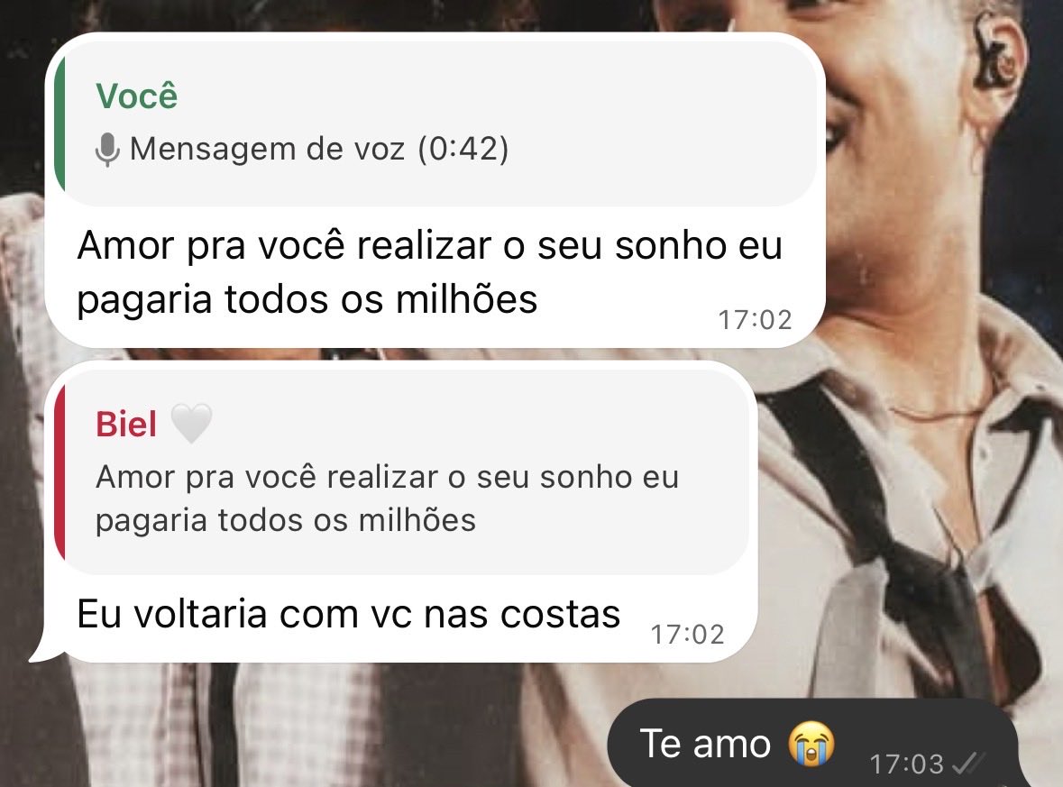 sinaisdolurafa's tweet photo. Meu áudio: “se eu ganhar o super fã vc está pronto pra viver essa aventura comigo, correr depois do trabalho pra SJC, 2hrs de Uber, assistir o show sozinho sem mim e voltar de madrugada de ônibus?”

Resposta:

😭😭😭 https://t.co/WHYNsFNb4q