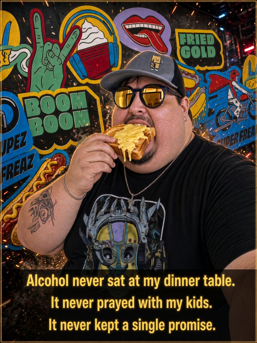 FatCoty's tweet photo. I picked FOOD over ALCOHOL and have never felt healthier! https://t.co/cdvaUNiM2o