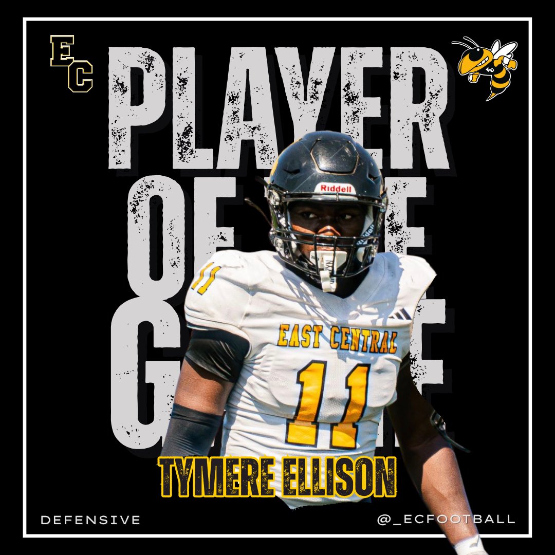 _ECFootball's tweet photo. 🚨ANOTHER HORNET. ANOTHER NOMINATION!

Tymere Ellison is up for Express-News Student Athlete of the Week! 🏆

HORNET NATION — LET’S GO TO WORK! 🖤💛

🗳️ VOTE • SHARE • REPEAT
⏰ Ends Thursday at midnight!

https://t.co/rMTRJ0lywD

@ECISDtweets @ArriolaSuzette @joehubb74 https://t.co/hC7UdYRexJ