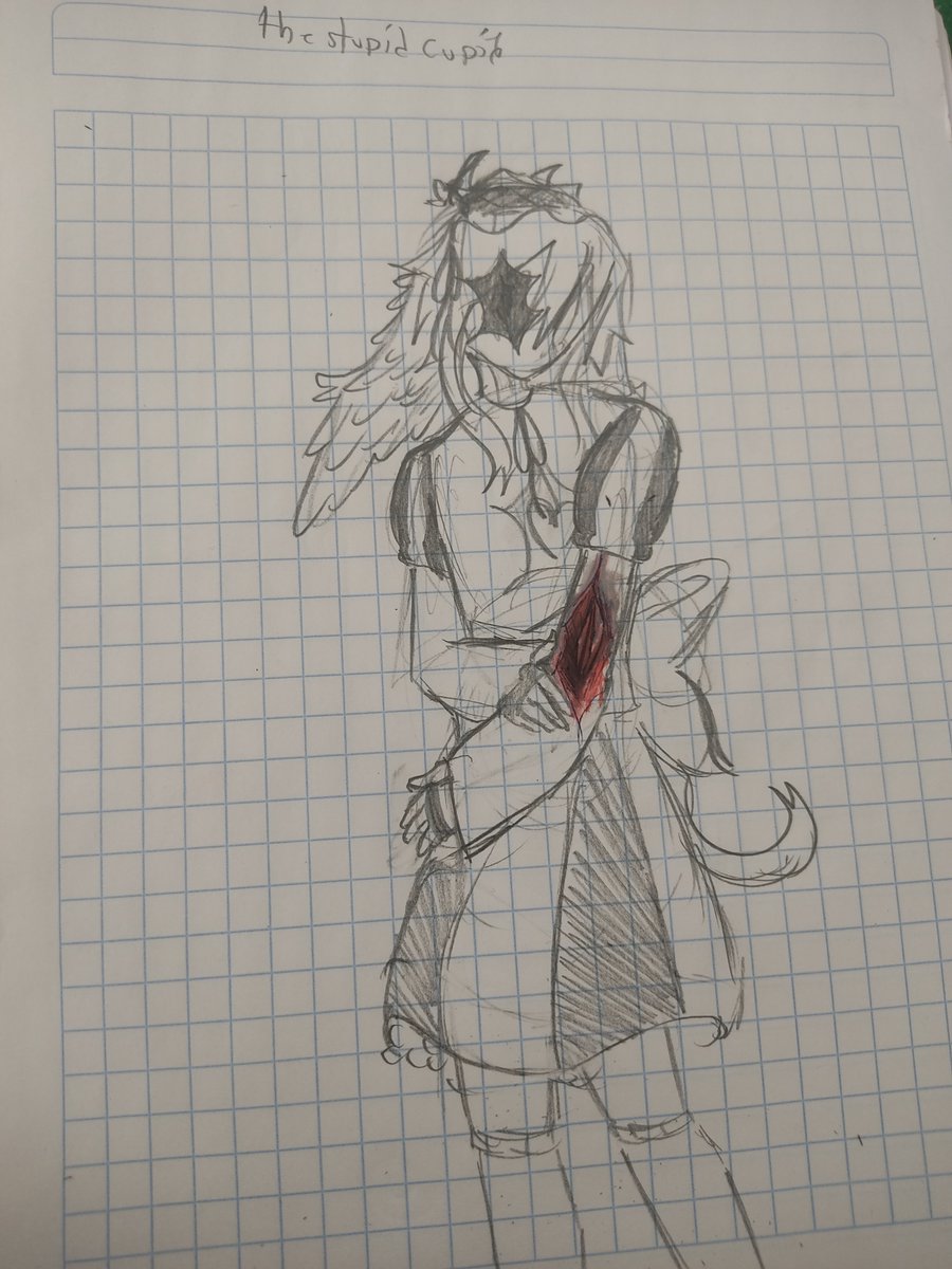 Rokuna_lol's tweet photo. I love to draw my oc as a Cupid even knowing he sucks at love #drawingㅤㅤ https://t.co/mtYpoudwkM