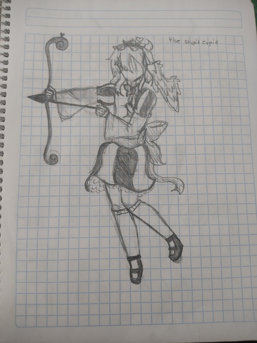 Rokuna_lol's tweet photo. I love to draw my oc as a Cupid even knowing he sucks at love #drawingㅤㅤ https://t.co/mtYpoudwkM