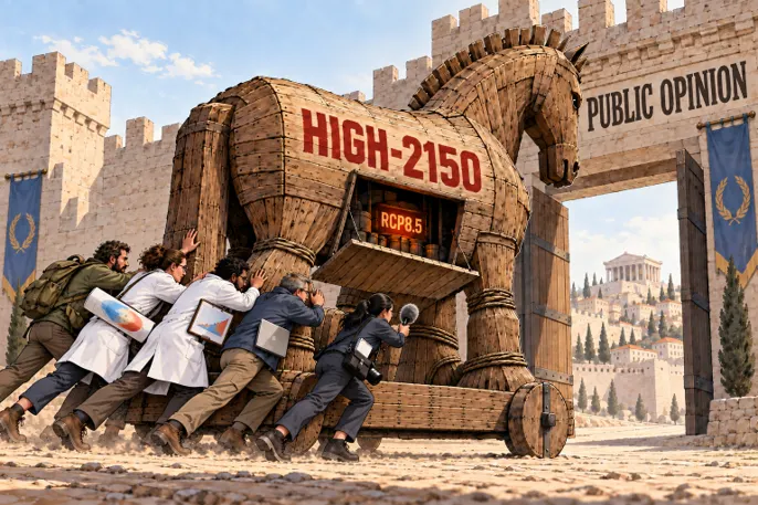 RogerPielkeJr's tweet photo. Fool Us Once
A Trojan Horse effort to place RCP8.5 back at the center of climate science and policy
https://t.co/nNpiSQzDbZ https://t.co/hIsUEeL5QS