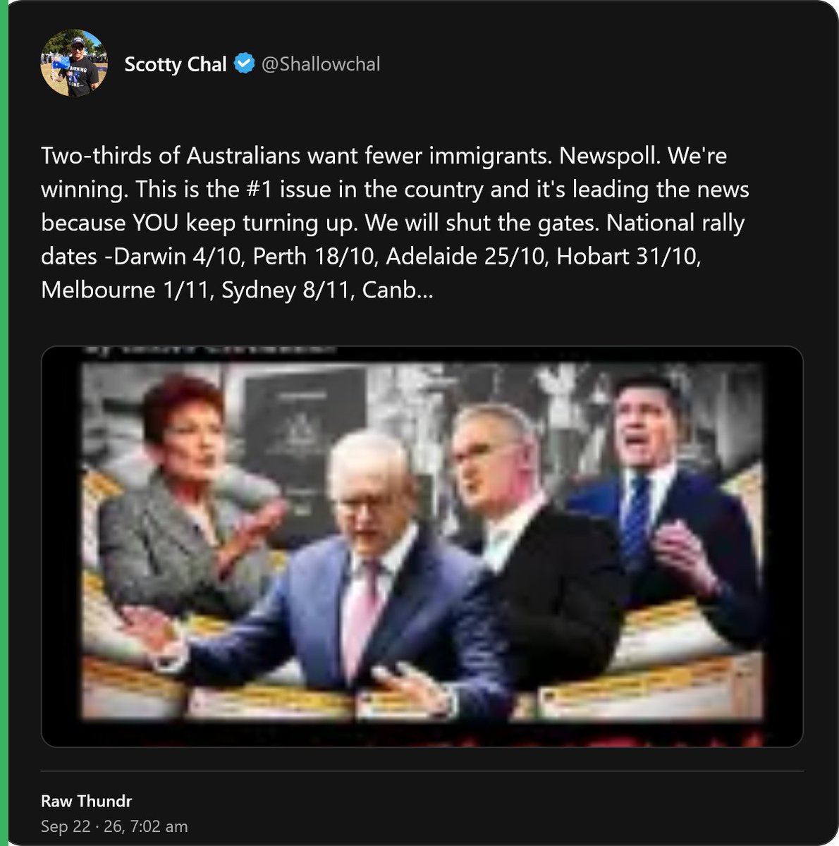 rawthundr's tweet photo. On RawThundr, you can turn any post into an image and share it instantly across your social media platforms. https://t.co/Ohb1s1Trr5