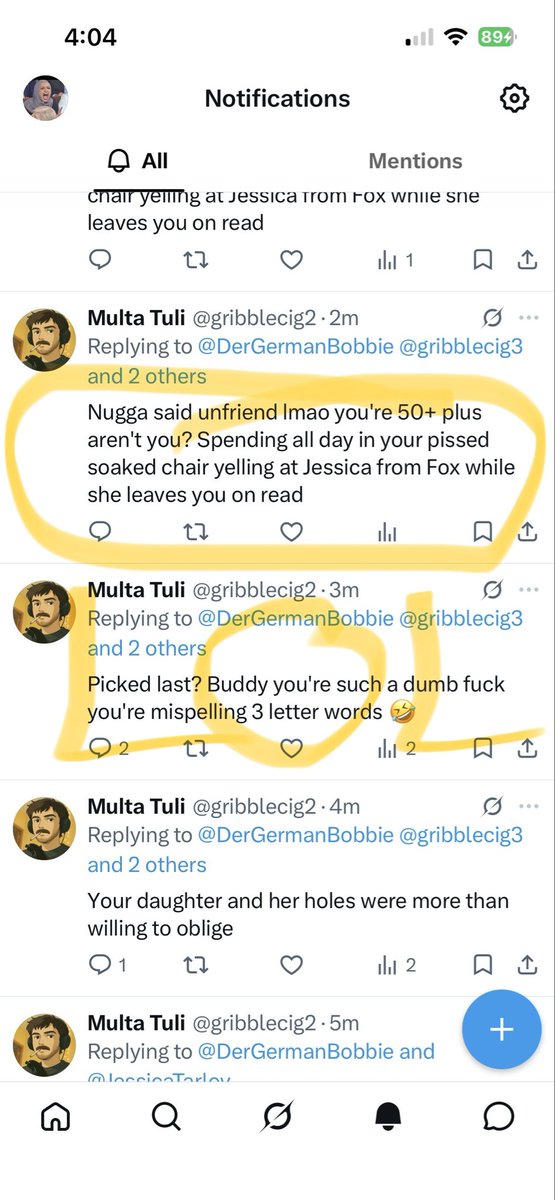 DerGermanBobbie's tweet photo. @gribblecig2 @gribblecig3 @barryboofinator @grok One at a time, little boy.#PackALunch #IOwnYou #IโllPayForTheHooker #MoveOut ofYourDadโsBasement.๐๐๐๐๐คก๐คก๐๐ณ๏ธโ๐๐๐ฟ๐๐ฎ๐ฑ https://t.co/c13x2TwowM