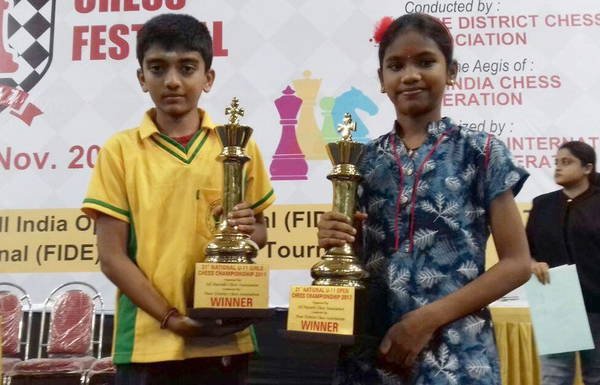 BroccoliChess's tweet photo. Gukesh D and Savitha Shri were the National under-11 Champions (2017)

#chessolympiad https://t.co/YzdnBrEXyp