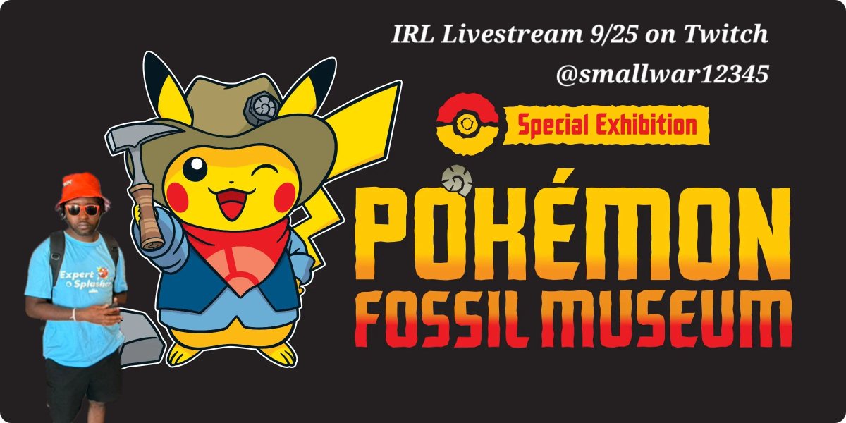 smallwar123's tweet photo. Join the Live Friday as We Visit the Pokémon Exhibit at The Field Museum!! #pokemon #twitch #livestream #anime #chicago #new #fieldmuseum @streamerszone @StreamRTRpro @StreamerRTR2 @StreamToContent @ProStreamerRTR https://t.co/TnT4yPL1Ul