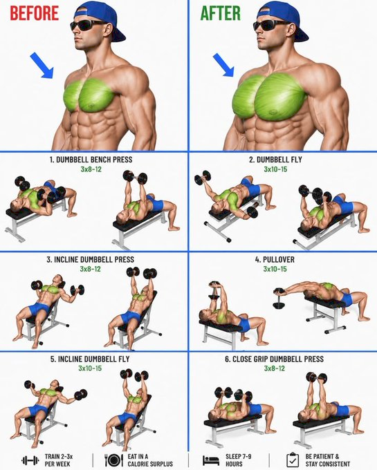 Daily_physique's tweet photo. Build A Bigger Chest https://t.co/VXOZjgjLH3