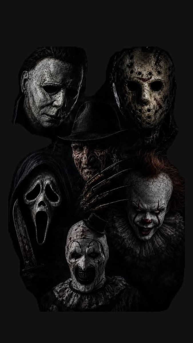 ghostcrowdeath's tweet photo. Slashers 🖤🔪 https://t.co/mGEFgrMFsB