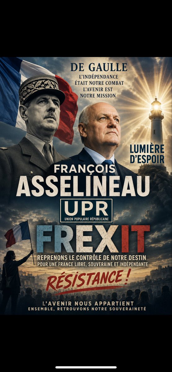 gigante81155319's tweet photo. Plus que jamais, défense de notre pays, 
Droite,gauche, dites non à la dictature européenne !! Sortir de l UE, l OTAN
Pas de soumission , UPR depuis 20 ans 
Se bat pour la France 🇫🇷🌿@f_asselineau 
@upr59 @uprtvfa @frexit 🌿🇫🇷 https://t.co/zQdaCGpKOn