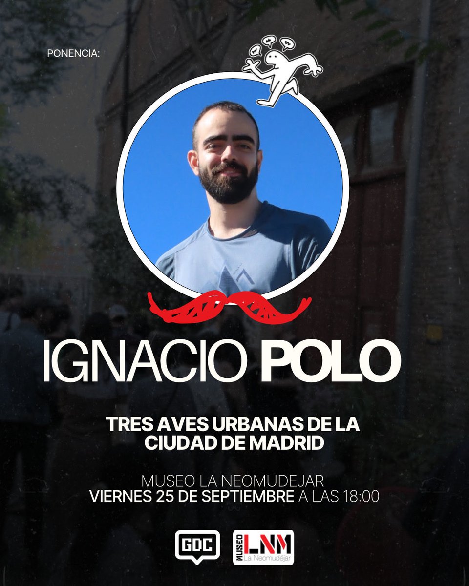 gdc_charlas's tweet photo. ✨GENTE DANDO CHARLAS✨

SUPER TALK 8 | Ignacio Polo (@ignaciopolodev) lleva 5 años en la industria de los videojuegos como artista pero siempre quiso ser biólogo, por eso nos trae esta charla sobre una de sus pasiones.

📍 @laneomudejar (Madrid)
📆 25 de septiembre a las 18:00 https://t.co/trpeArRS7e