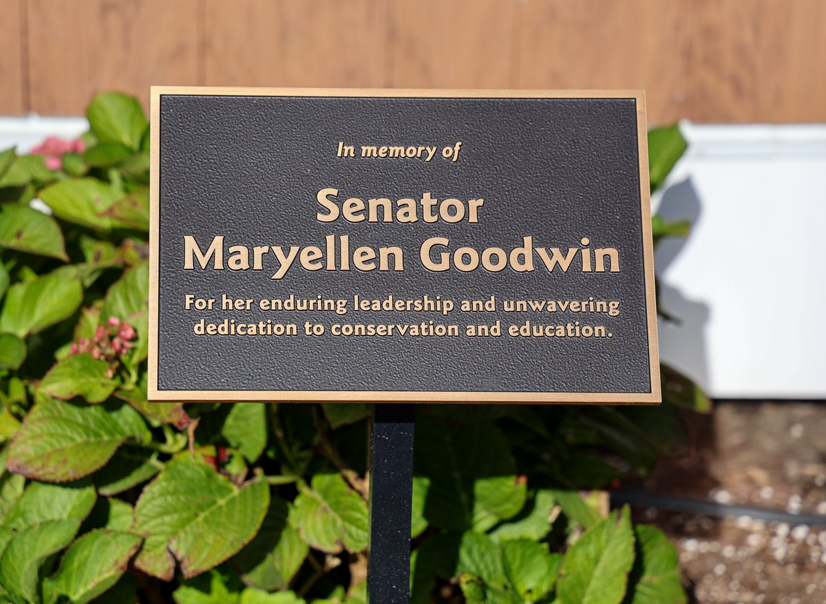 RISenate's tweet photo. Today, current and former members of the Senate took part in a ribbon-cutting at @RWPZoo's new Conservation Education Center. The event included a dedication to the late Senator Maryellen Goodwin in honor of her support for the zoo and its mission.

Watch: https://t.co/WYnAhCtZgJ https://t.co/V6qMIvsvbh