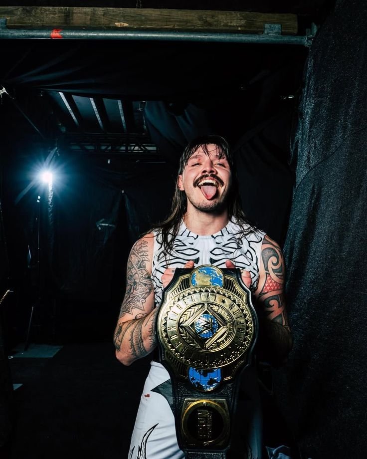 DomX619's tweet photo. " The greatest intercontinental champion of all time" https://t.co/slzoDCkdVn